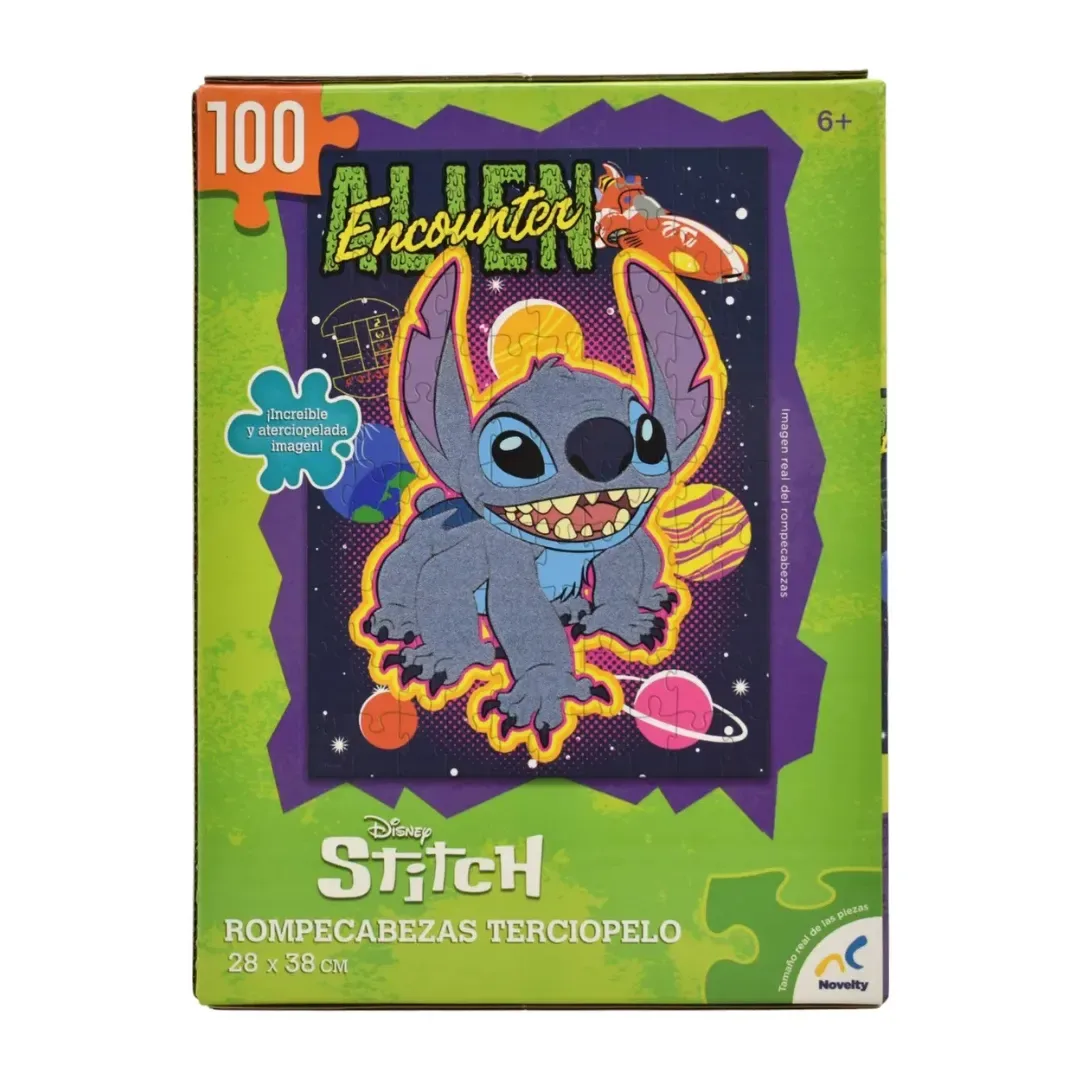 Disney Rompecabeza Especial Stitch Terciopelo 100Pz3