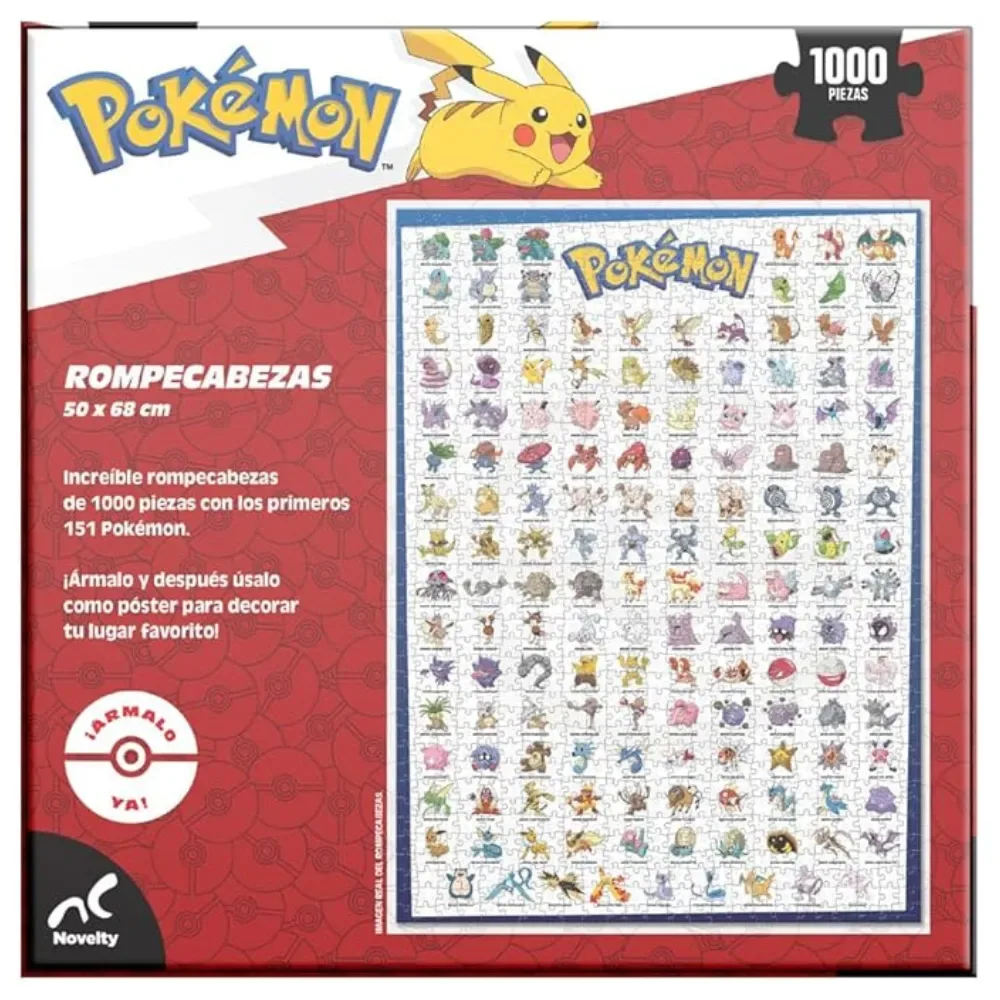 Novelty Rompecabezas Edición Especial de Pokémon 1000 Piezas Surtido5