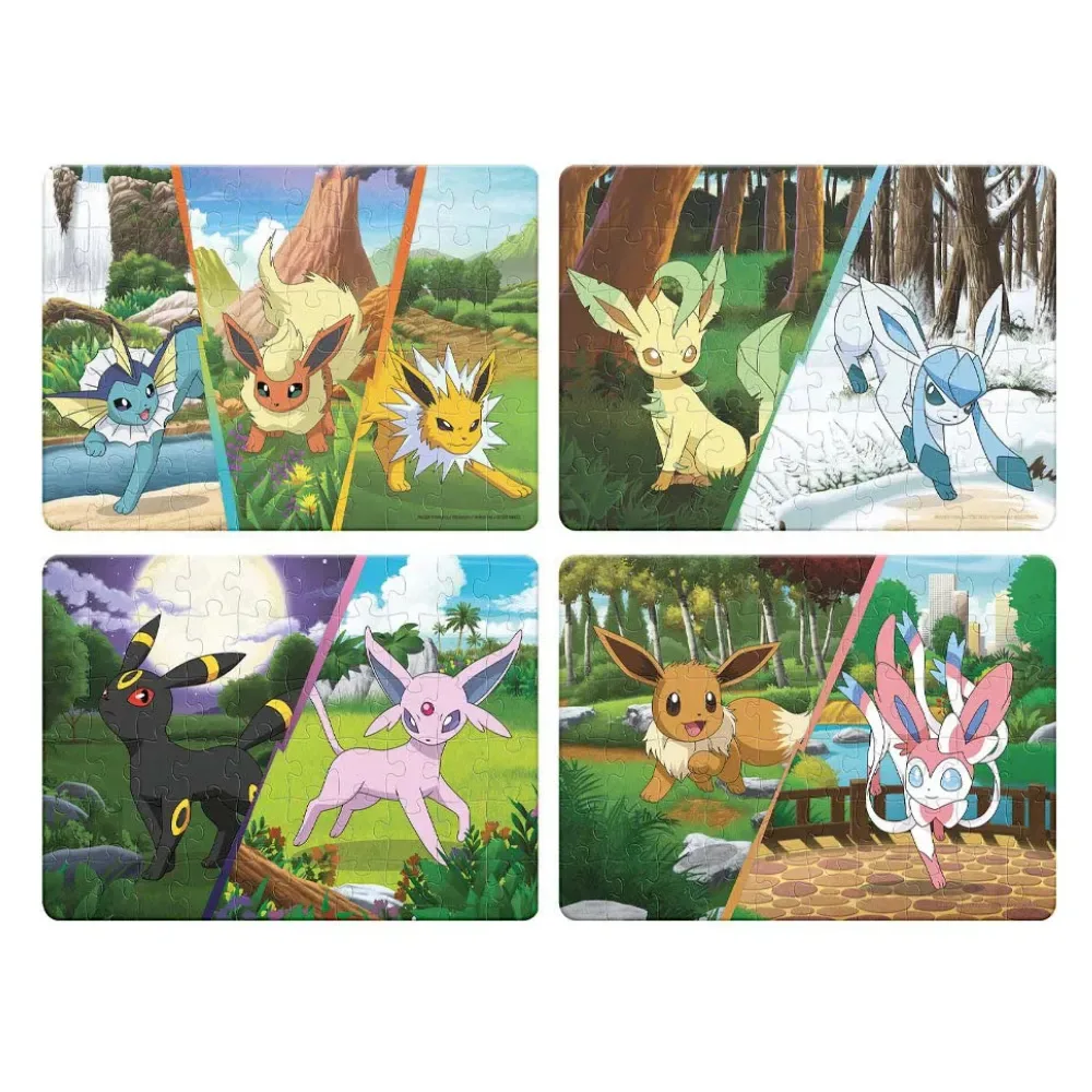 Novelty Rompecabeza De Pokemon 4 En 1 Surtido3