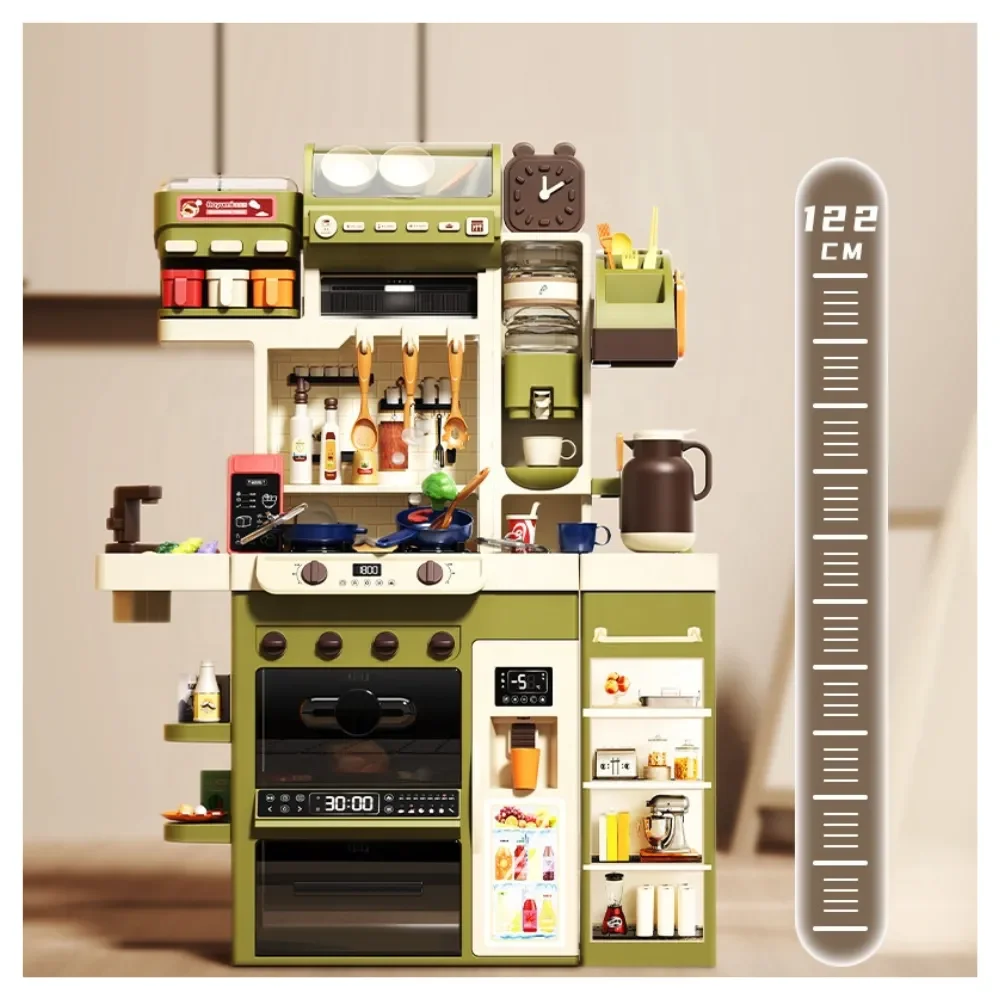 Cocina Multifunción Con HumoDispensador De AguaLuz Y Sonido De 122Cm5
