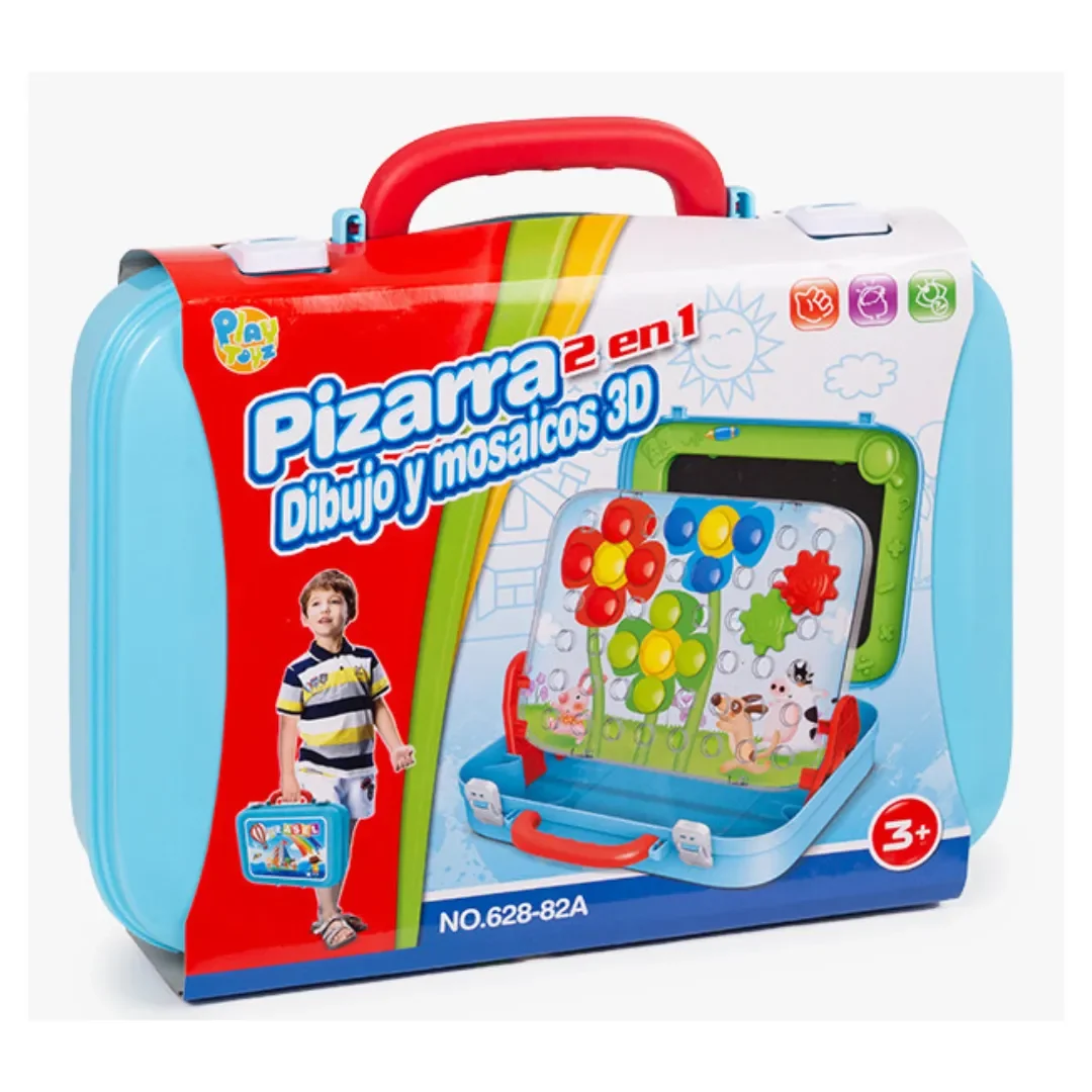Tablero Creative Mosaico Y Pizarra 2 En 11
