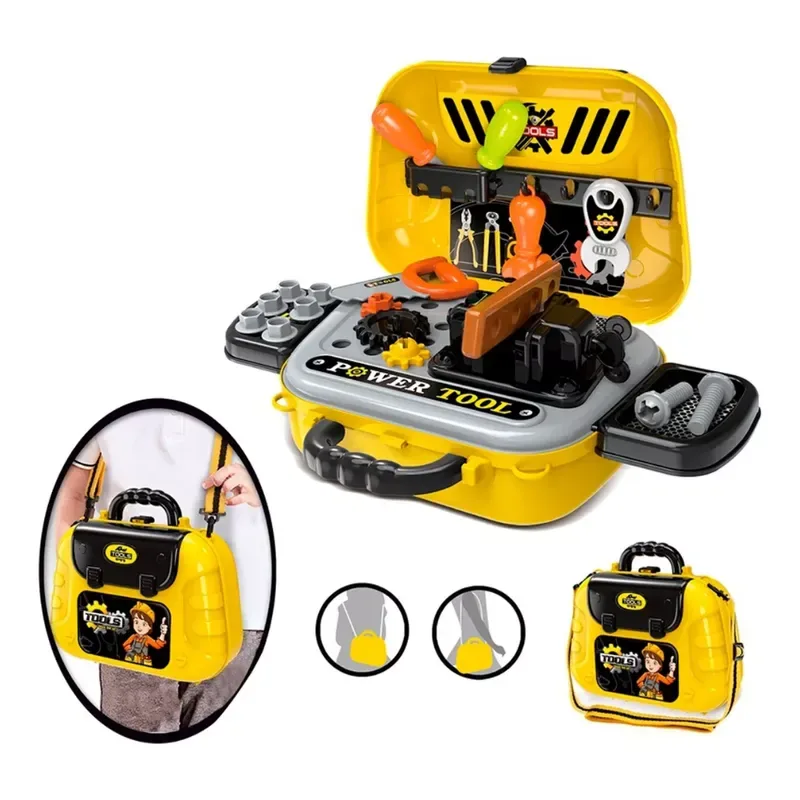 Set de Herramientas de Juguete Maletín Portatil 2 en 14