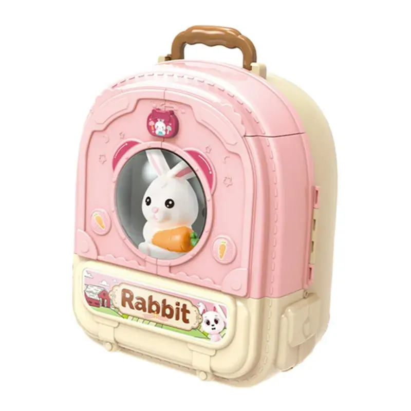 Set de Mascota Conejo 3 en 1 Dos caras2