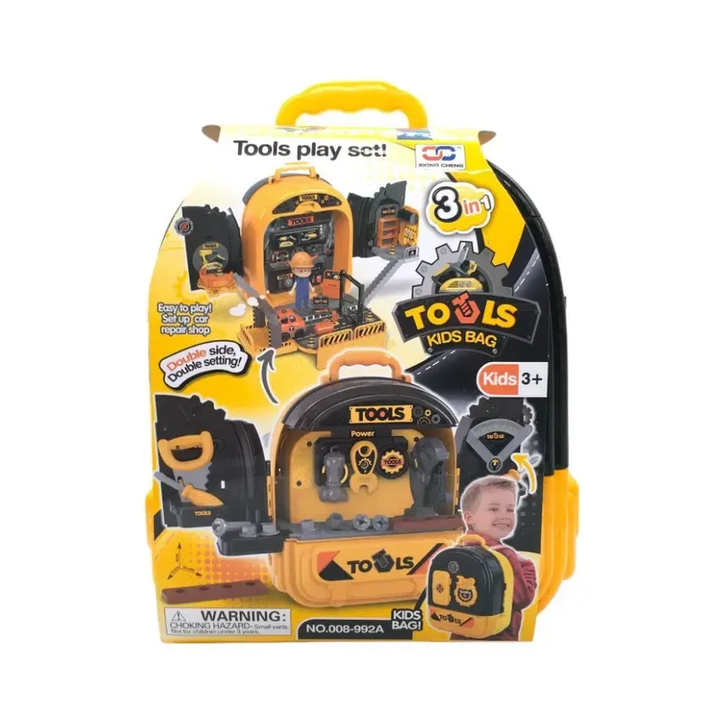 Set de Herramientas de Juguete Portatil 3 en 15