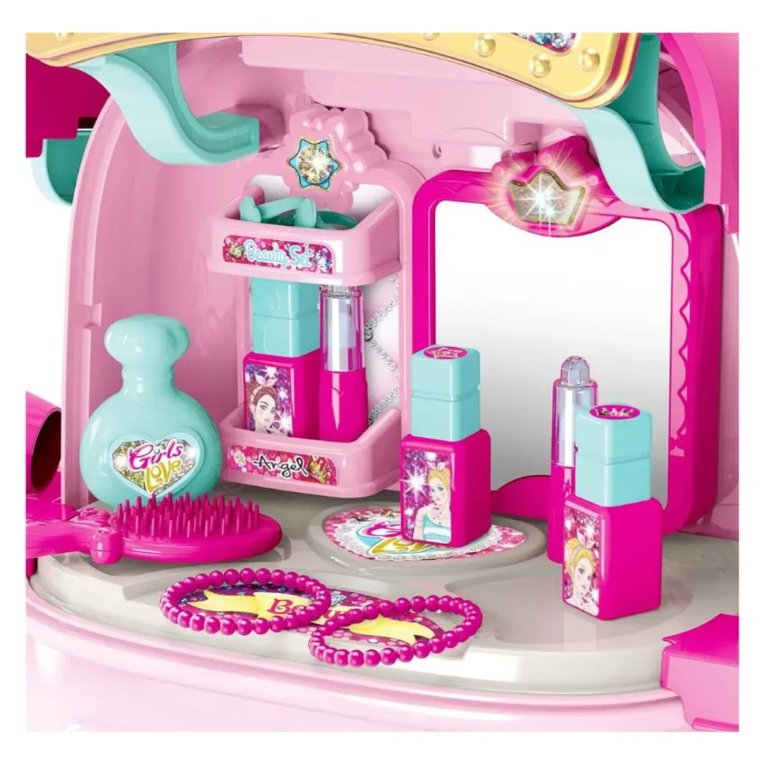 Set De Belleza Little Queen 2 En 1 Con Luz Y Sonidos5