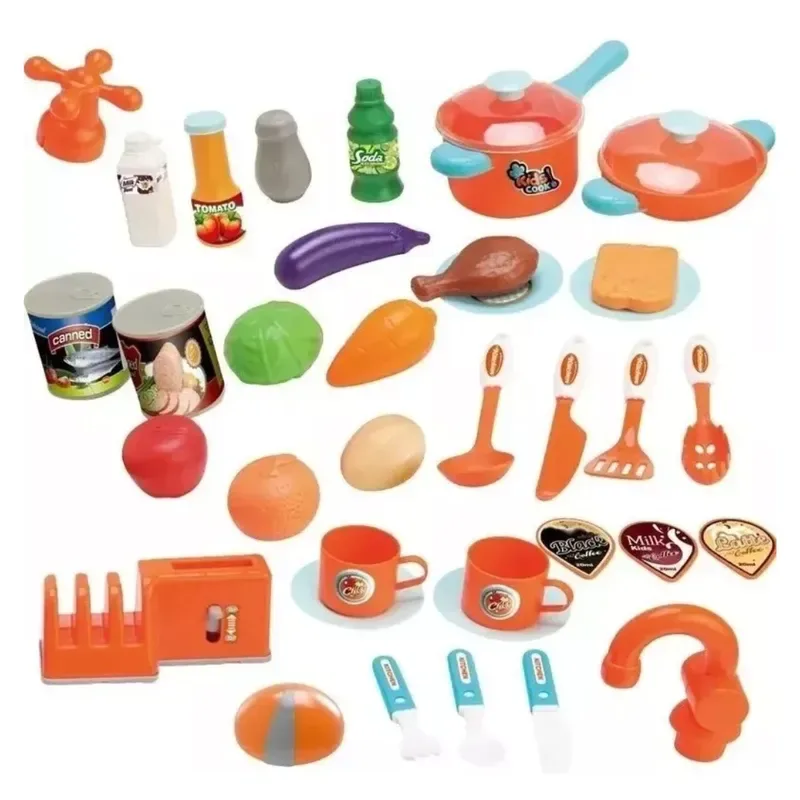 Set De Cocina Little Chef Equipada Para Niños2
