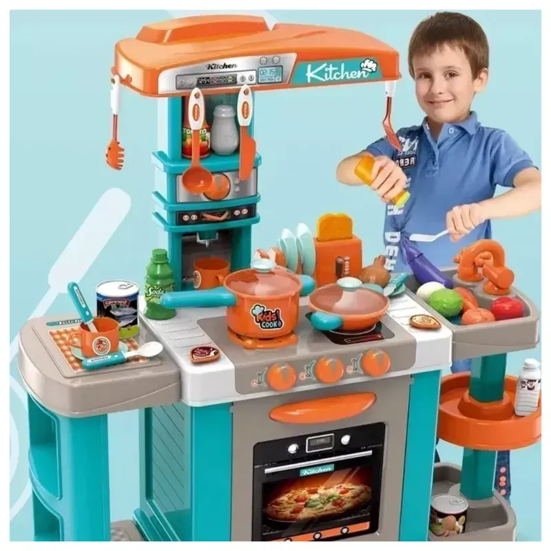 Set De Cocina Little Chef Equipada Para Niños5