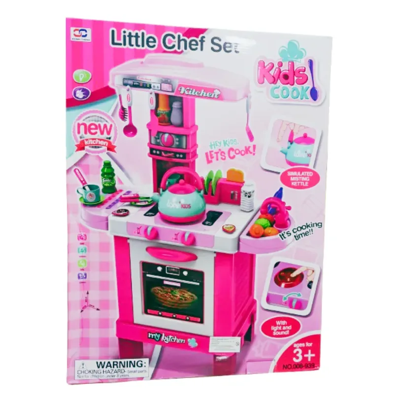Set De Cocina Del Chef Rosada3