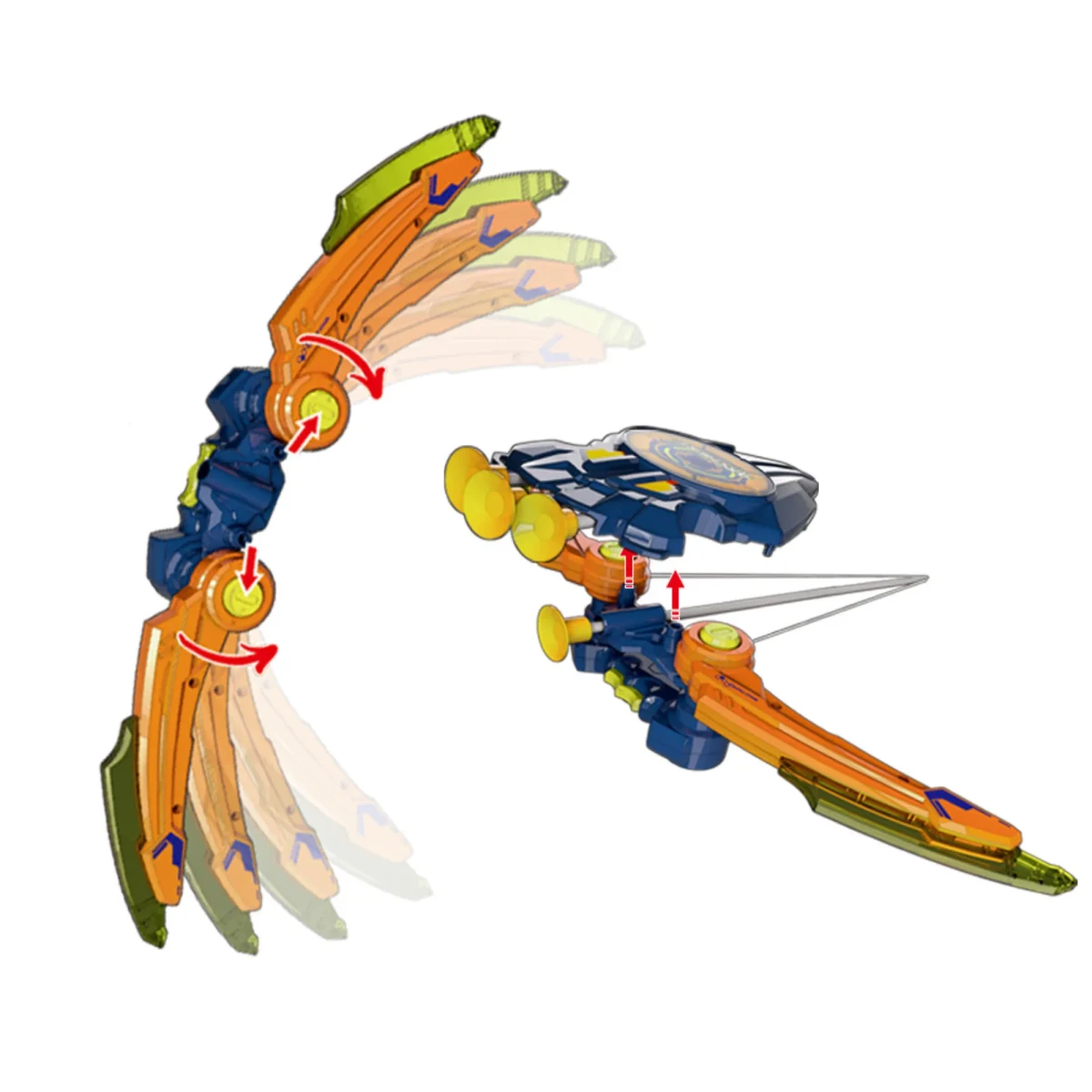 Juguete 2 en 1 Escudo Transformable en Arco y Flechas3