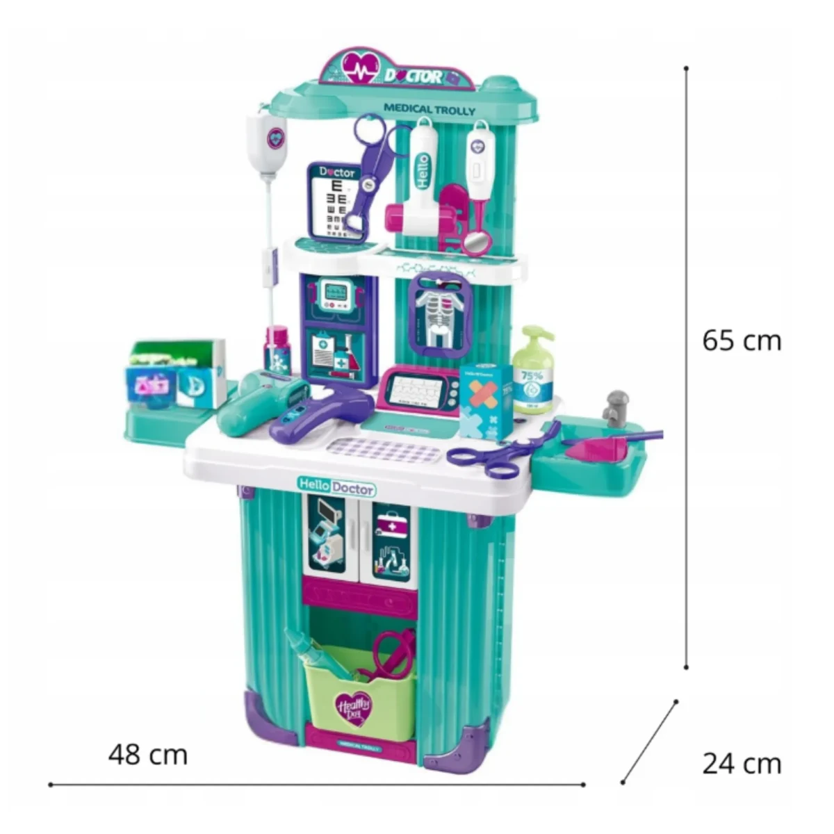Set de Doctor en Maleta con Ruedas2