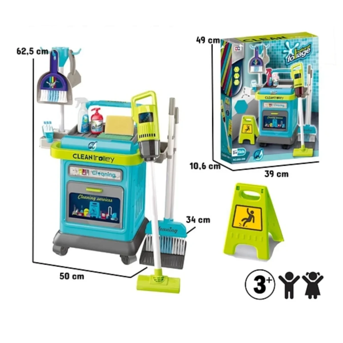 Set de Centro de Limpieza con Ruedas2