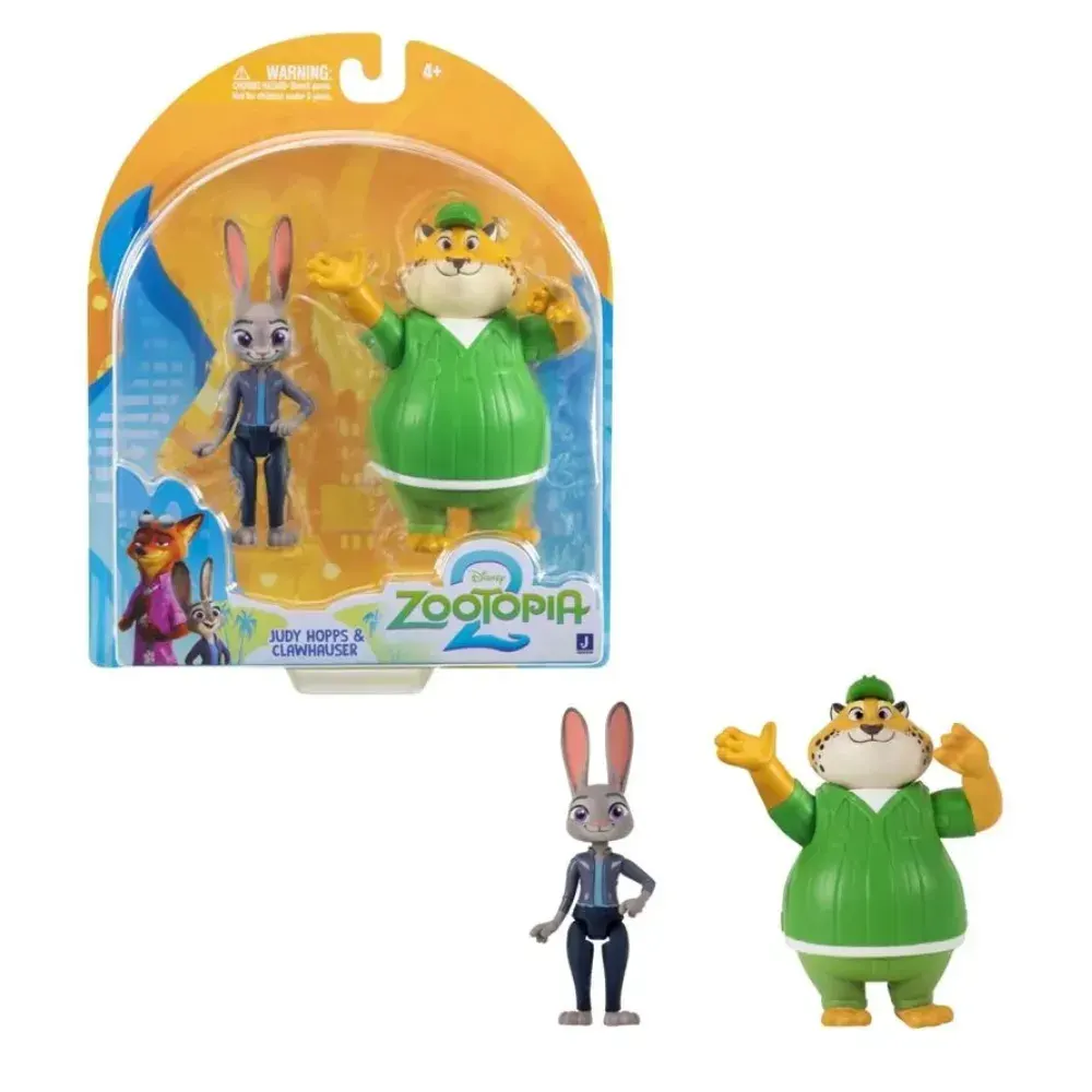 Pack X2 Figuras Zootopia 2 Judy Y Clawhauser 7Cm2