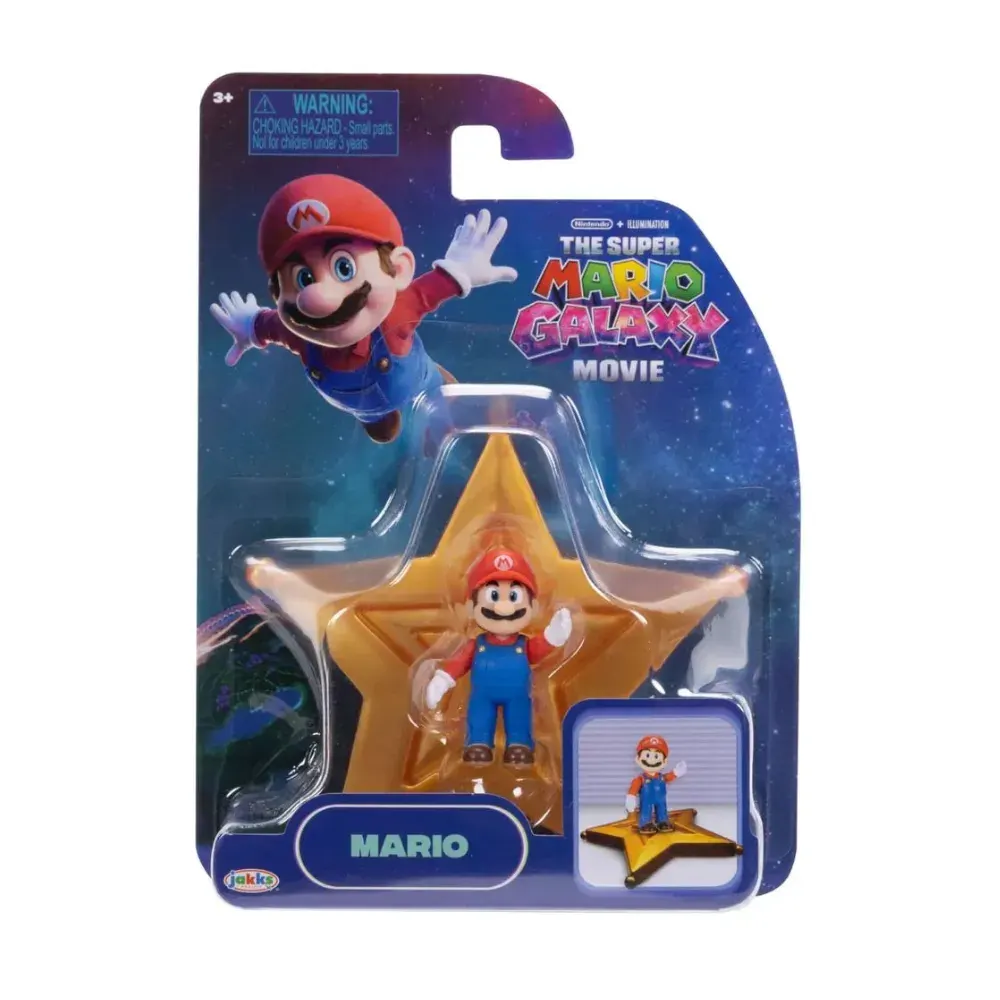 Super Mario Galaxy Minifigura Mario Bros 4cm Nintendo