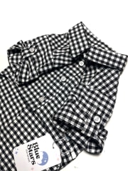 CAMISA VICHY NEGRO ALGODÓN