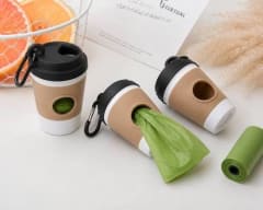 PORTA BOLSA - FORMA DE CAPUCCHINO