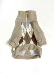 SWEATER GEOMETRIC BEIGE