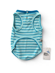 BIVIDI TURQUESA A RAYAS  CON BOTONES