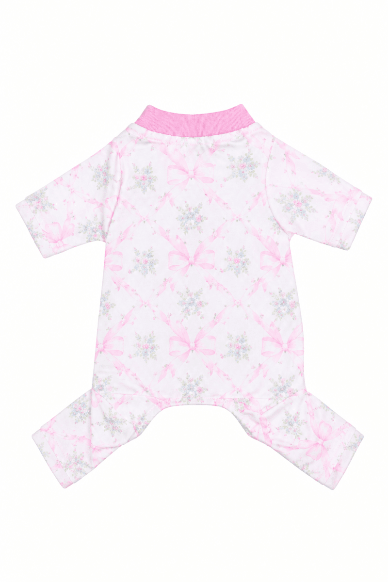 Pijama Enterizo Ribbons & Flowers — Algodón Pima1
