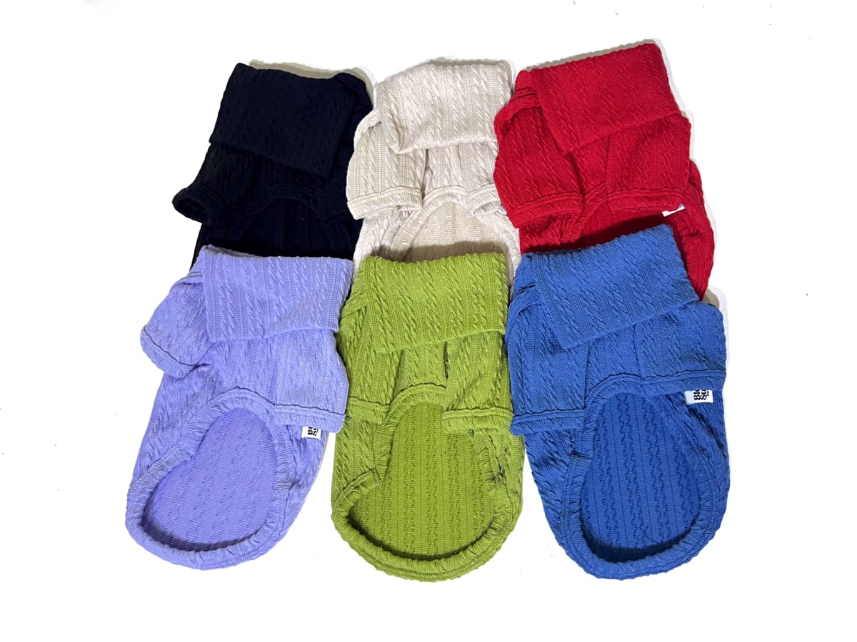 Sweater London Lavanda— Tejido Trenzado3
