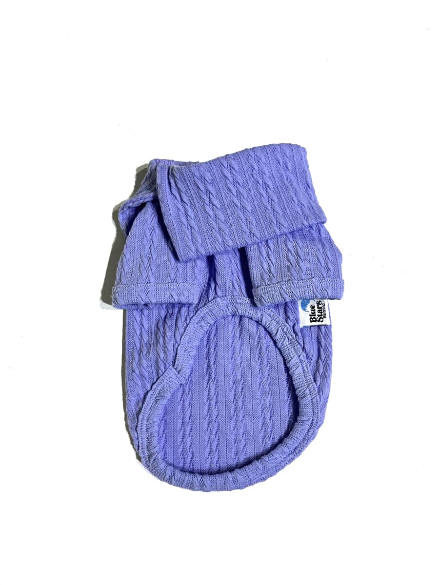 Sweater London Lavanda— Tejido Trenzado1