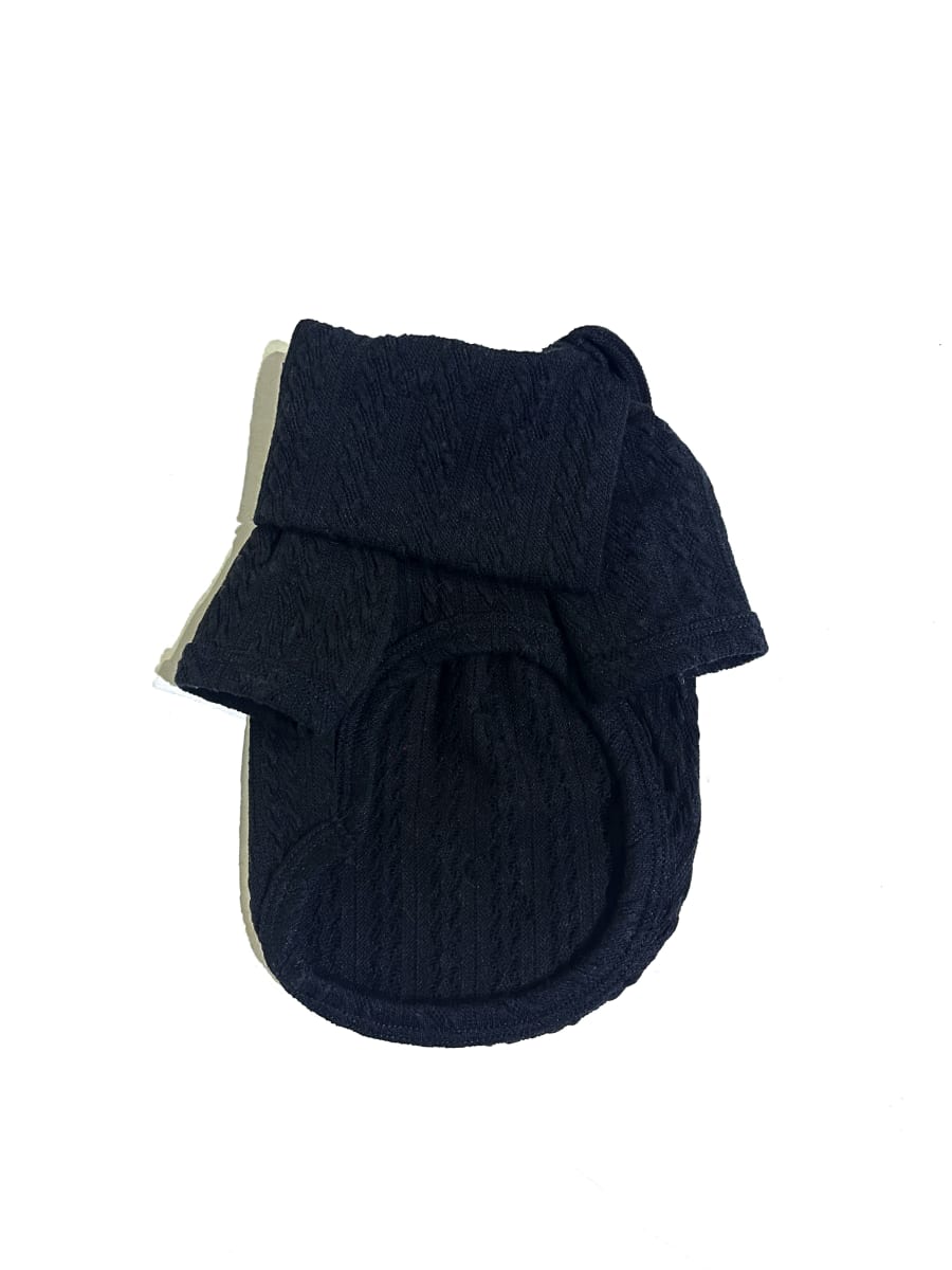 Sweater London Negro — Tejido Trenzado1