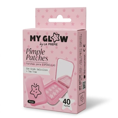 MY GLOW Parche Anti imperfecciones y acné - Case Rosado1