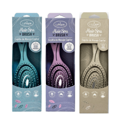 PACK HAIR SPA BRUSH X 3 CEPILLOS