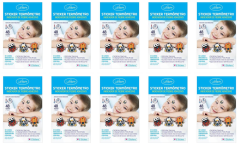 PACK STICKERS TERMOMETRO KIDS - 10 UN.