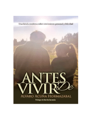 ANTES DE VIVIR (ALVARO ACUÑA HORMAZABAL)