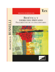 BIOETICA Y DERECHO PRIVADO