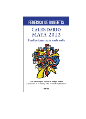 CALENDARIO MAYA 2012 AUTOR FEDERICO DE ROBERTIS