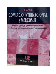 COMERCIO INTERNACIONAL Y MERCOSUR