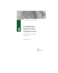Coaching Para la Efectividad Organizacional Modelos, Tecnicas y Model