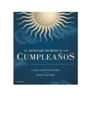 EL LENGUAJE SECRETO DE LOS CUMPLEAÑOS