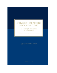 Curso de Derecho Procesal Civil La Acción y la Protección de los Derechos Tomo i