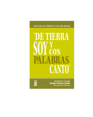 DE TIERRA SOY Y CON PALABRAS CANTO