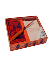 LIBRETA HARRY POTTER  WEASLEYS 'WIZARD WHEEZES SET DE PAPELERIA DE ESCRITORIO (CON BOLIGRAFO)