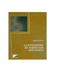 LA CONCEPCION DE JUSTICIA DE JOHN RAWLS