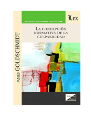 LA CONCEPCION NORMATIVA DE LA CULPABILIDAD