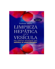 LIMPIEZA HEPATICA Y DE LA VESICULA, LA