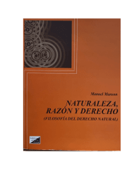 NATURALEZA, RAZON Y DERECHO