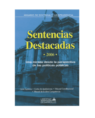 SENTENCIAS DESTACADAS 2006