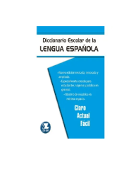 DICCIONARIO ESCOLAR DE LA LENGUA ESPAÑOLA (M5)