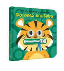 GLOTONES DE LA SELVA CON CREMALLERA Y OJOS MOVIBLES