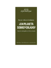UN PLANETA SOBREPOBLADO