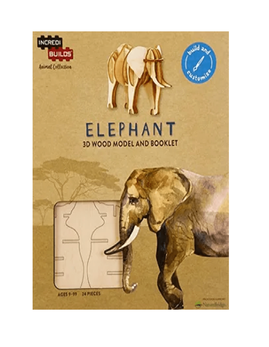 ELEFANTE MODELO PARA ARMAR 3D MADERA1
