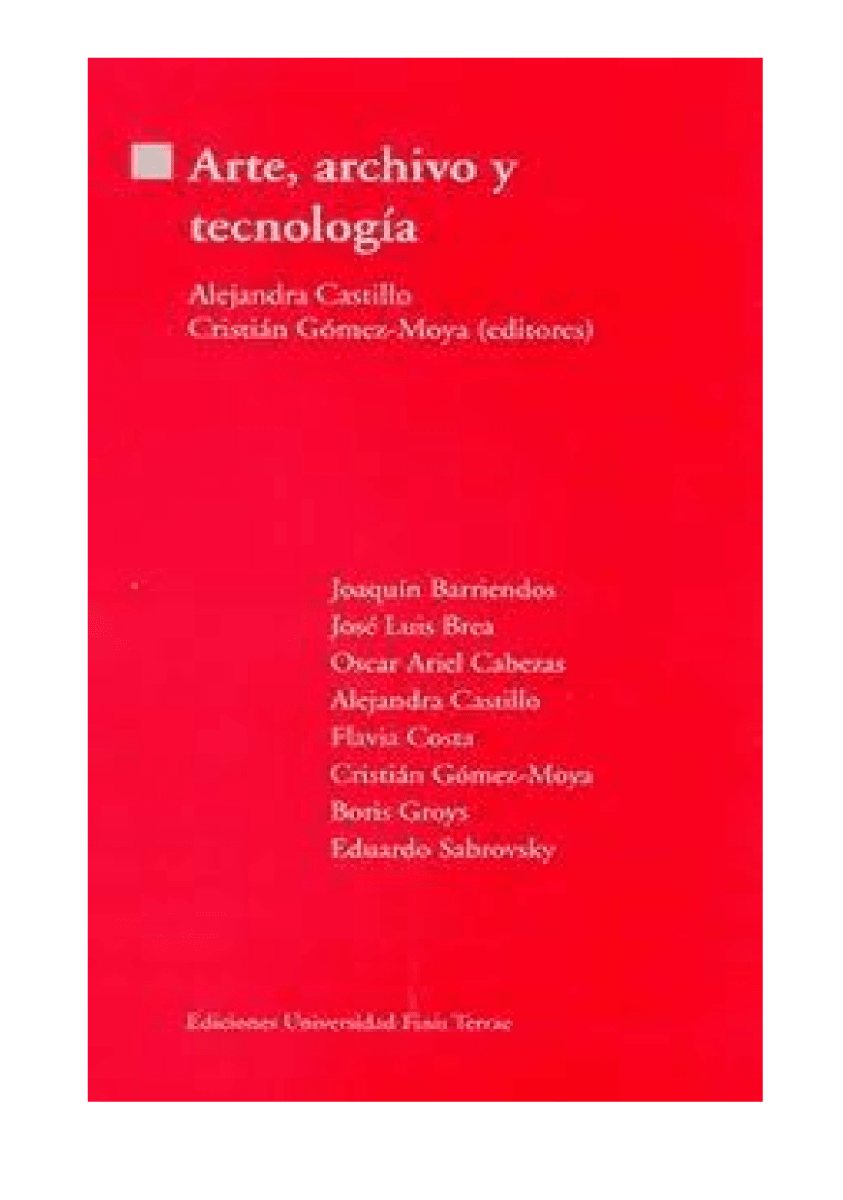 ARTE  ARCHIVO Y TECNOLOGIA1
