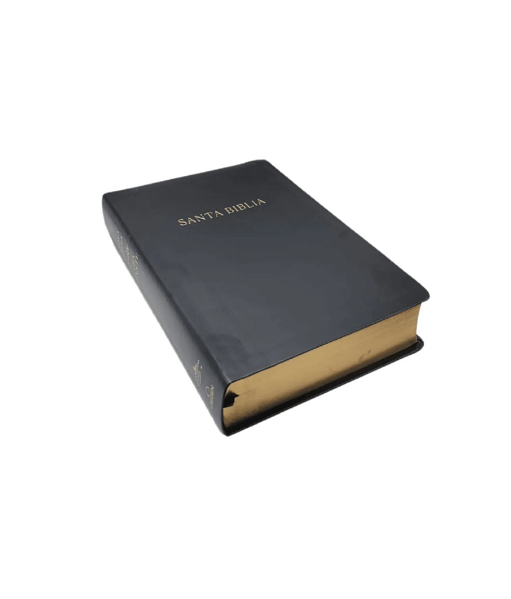 Biblia Reina Valera Revisada 1960 Letra Súper Gigante, Símil Piel Negro4