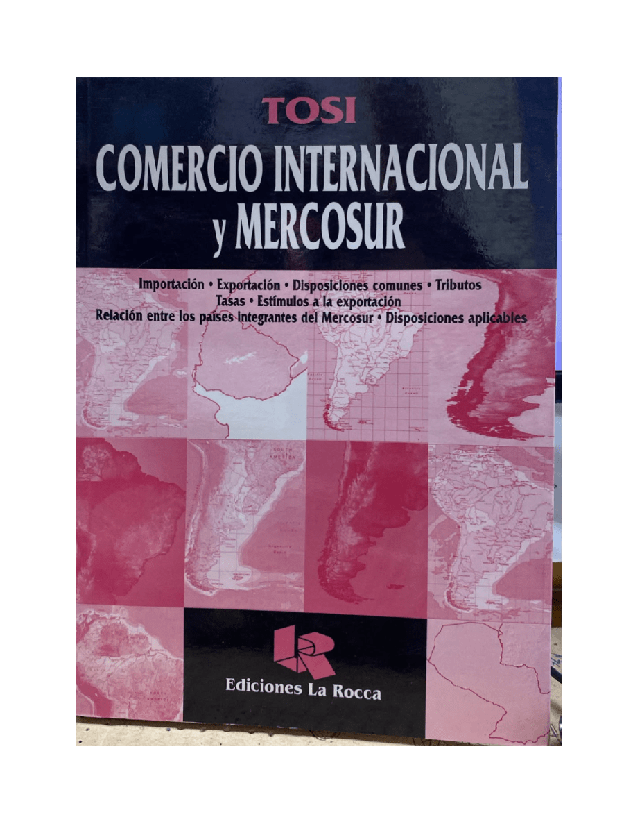 COMERCIO INTERNACIONAL Y MERCOSUR1