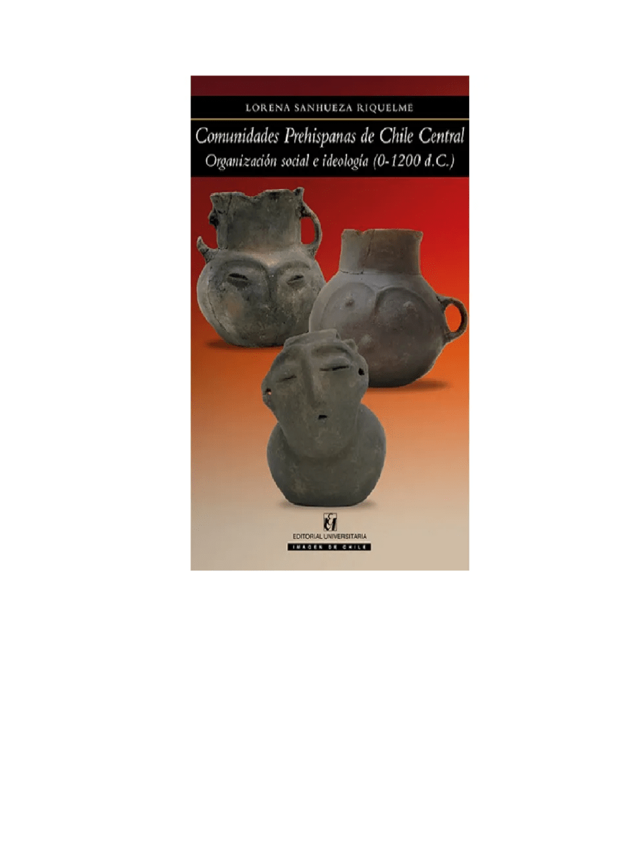 COMUNIDADES PREHISPANAS DE CHILE CENTRAL1